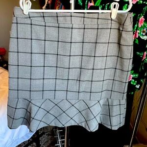 Ann Taylor Loft gray skirt